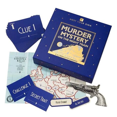 Murder Mystery On The Night Train Game Buy Online Free P&P UK