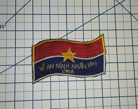 Vietnam War VIET CONG Flag NLF North National Liberation Front - Etsy