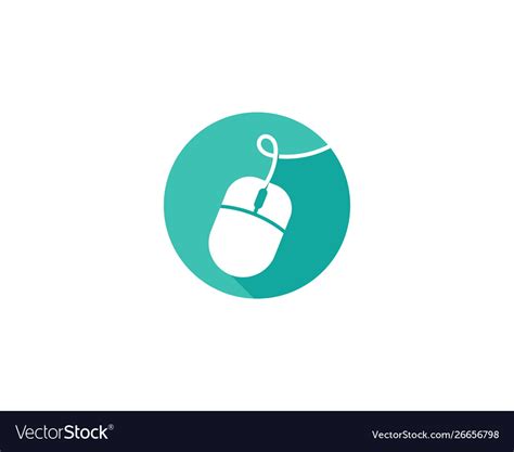 Computer mouse logo Royalty Free Vector Image - VectorStock