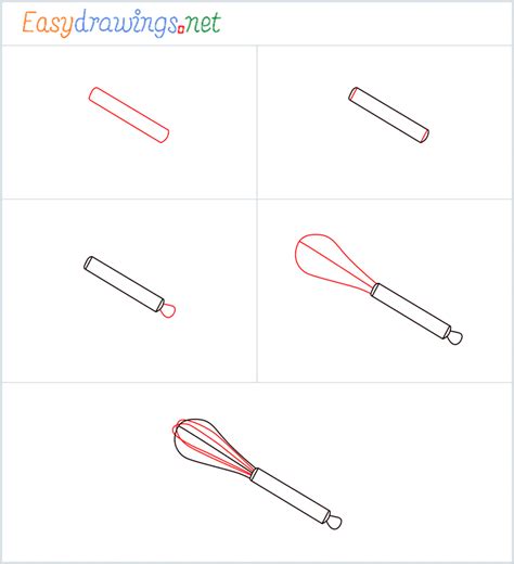 How To Draw A Whisk Step by Step - [7 Easy Phase]