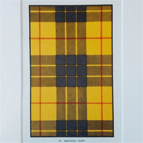 Macleod Tartan - Etsy