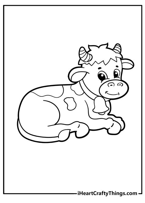 Coloring Pages Of Cows Free Printable