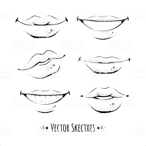 Lips vector set isolated – Artofit