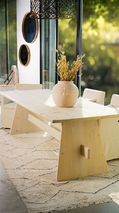 Nordic Dining Table | Wood and Steel Furnitures