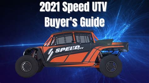 2021 Speed UTV Buyer's Guide