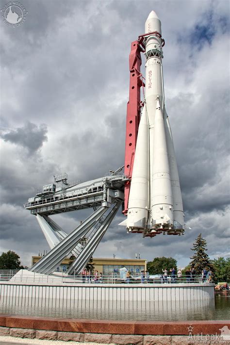 Vostok Rocket Against Grey Clouds - ArtLook Photography