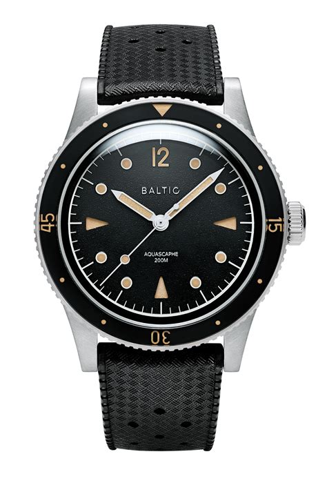 Aquascaphe Classic Black Cream - Baltic Watches