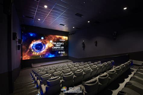 Malaysia's First Onyx Cinema LED Screen in Golden Screen Cinemas #OnyxGSC