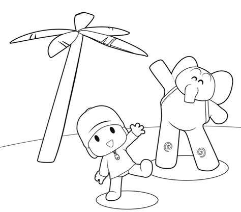 Pocoyo Coloring Pages ~ Free Printable Coloring Pages - Cool Coloring Pages