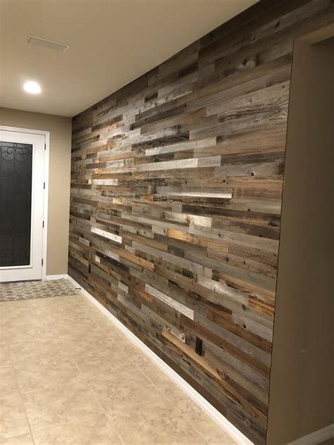 Reclaimed Barn Wood 3 Wide Planks 20 Square Feet / Yes Peel and Stick ...