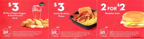 Jack in the Box Coupon Code: 2 for $6 Classic Buttery Jack Code: 320 At