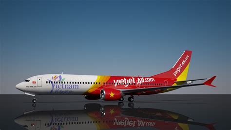 3D Vietjet boeing 737 max 200 | CGTrader