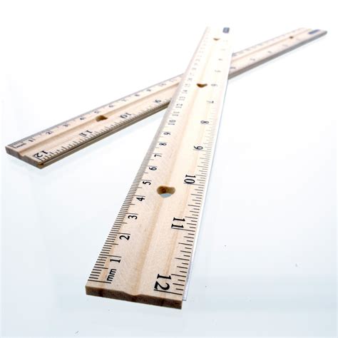 12" (30cm) Wooden Ruler - Crown Office Supplies