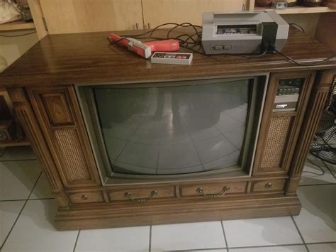 Big Wood Grain Console TVs