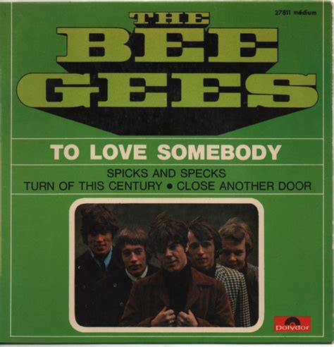 Bee Gees - To Love Somebody (1967, Vinyl) | Discogs