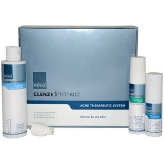 Obagi Clenziderm M.D. Acne Therapeutic System Kit Normal to Dry Skin 3 ...