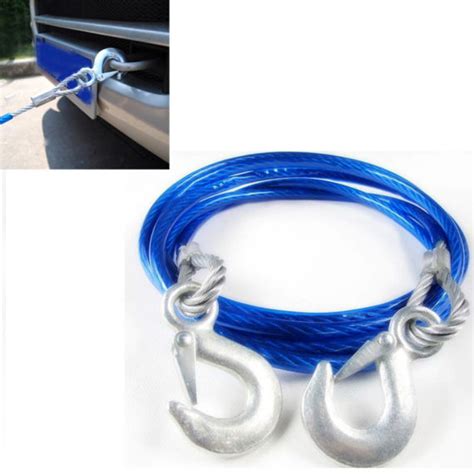 Heavy Duty Steel Tow Chain with Hook - Free Shipping