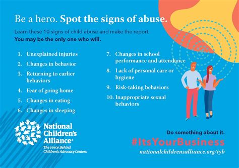 Be a hero. Spot the signs of abuse. - Children's Advocacy Center of ...