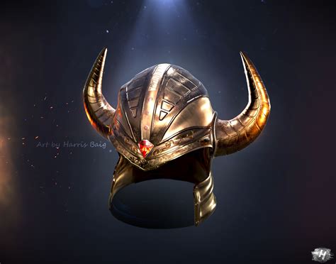 ArtStation - Horned Helmet