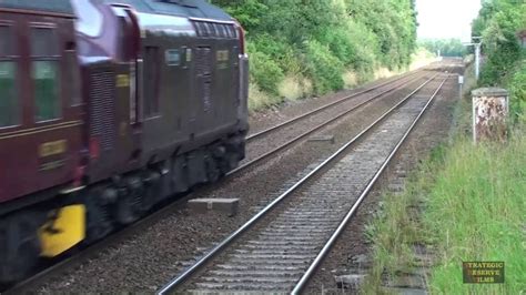 37516, 150145 and 60076 power through Hapton Station - YouTube