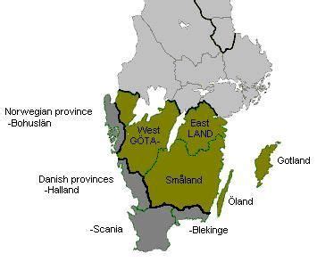 Götaland - Wikipedia | Viking facts, Map, Norway