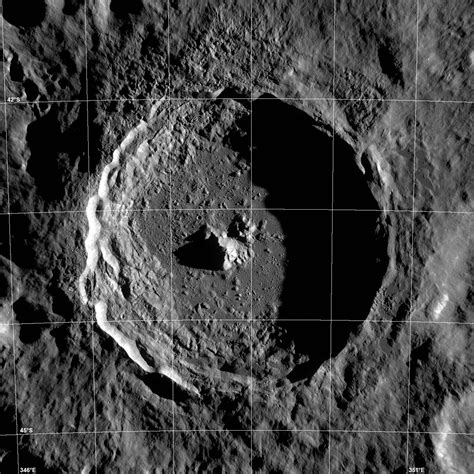 Tycho Crater's Central Peak on the Moon | NASA Solar System Exploration