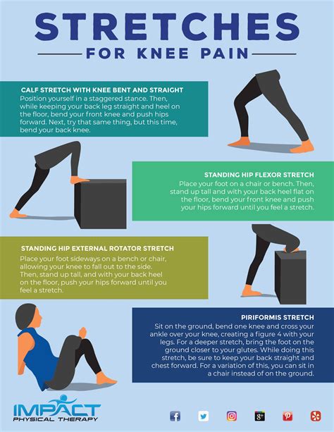 253600_Stretches for Knee Pain Infographic_101518 - Impact Physical Therapy