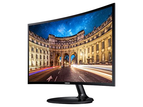 24" Curved LED Monitor Monitors - LC24F390FHNXZA | Samsung US