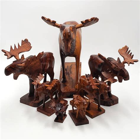 Desert Ironwood Moose Carving - Etsy