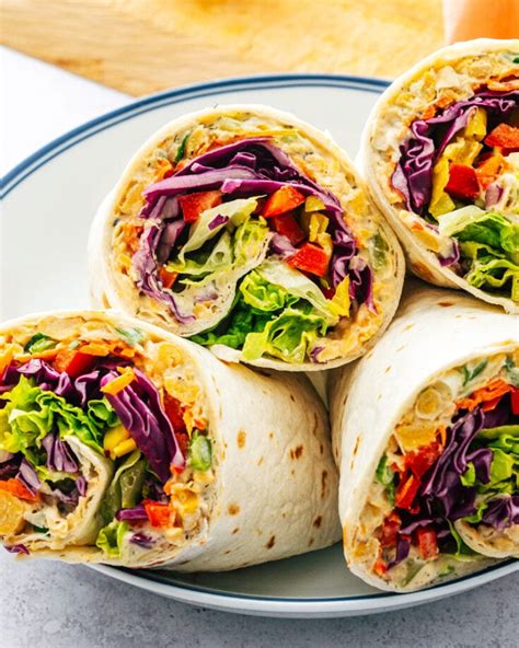 Easy Veggie Wrap – A Couple Cooks