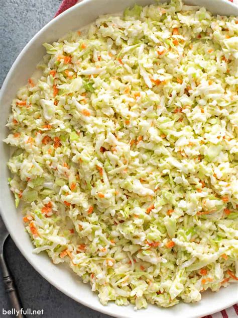 KFC Coleslaw Recipe {spot on copycat!} - Belly Full