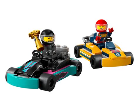 LEGO Set 60400-1 Go-Karts and Race Drivers (2024 City) | Rebrickable ...