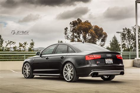 audi, S6, Black, Sedan, Vossen, Wheels, Cars Wallpapers HD / Desktop ...