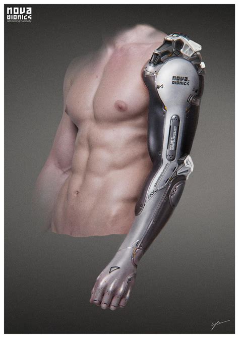 NOVA Bionics - Arm, Georg Löschner | Bionic, Cyberpunk, Cyborg