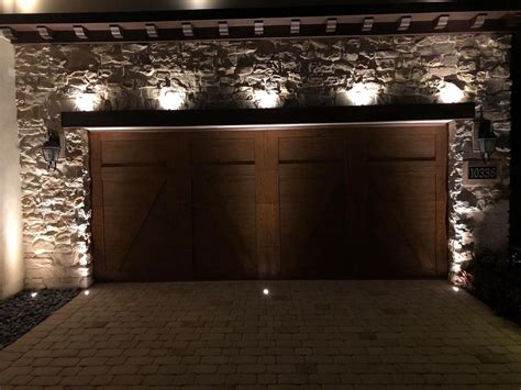 How Architectural Landscape Lighting Can Highlight Your Custom Garage ...