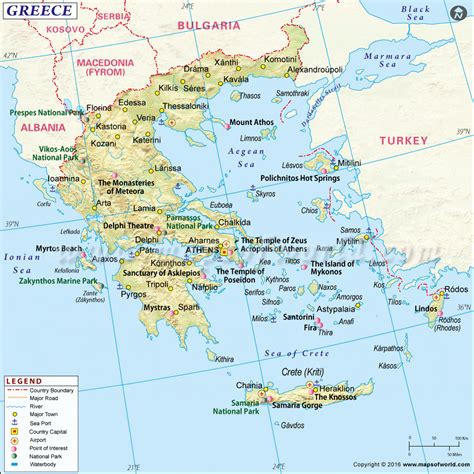 Greece Map