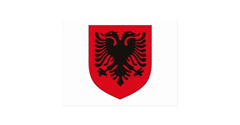 Albania Coat of Arms Postcard | Zazzle