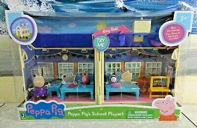 2003 Jazwares: Peppa Pig: PEPPA PIG'S SCHOOL PLAYSET *New/NIB* Sealed ...