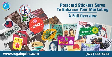 Online Stickers Printing Blog: Postcard Stickers Serve To Enhance Your ...