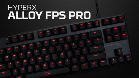 Teclado mecánico para videojuegos sin tenkey - HyperX Alloy FPS Pro ...