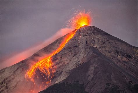 Majestic Eruption of the Volcano of Fire