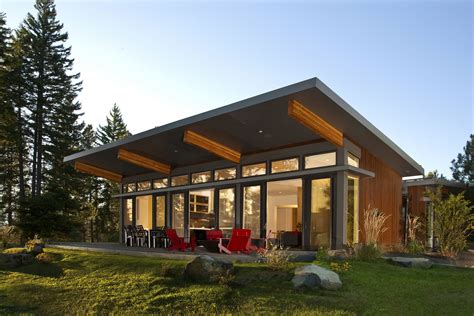 View of patio and wall of glass that highlights this dramatic ...