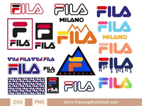 Fila Logo SVG Bundle (FSD-A25) - Store Free SVG Download