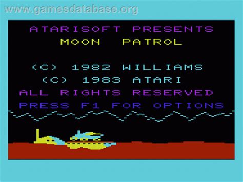 Moon Patrol - Commodore VIC-20 - Games Database