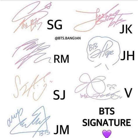 BTS SIGNATURE | Wiki | Park Jimin Amino