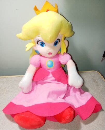 Super Mario Bros Plush - Princess Peach 18" - Nintendo 2019 - Very Nice ...