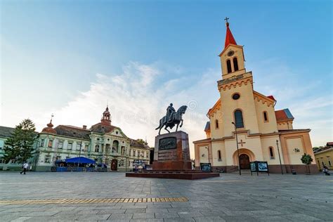 Zrenjanin Downtown, City Architecture, Urban Landscape. Editorial Stock ...