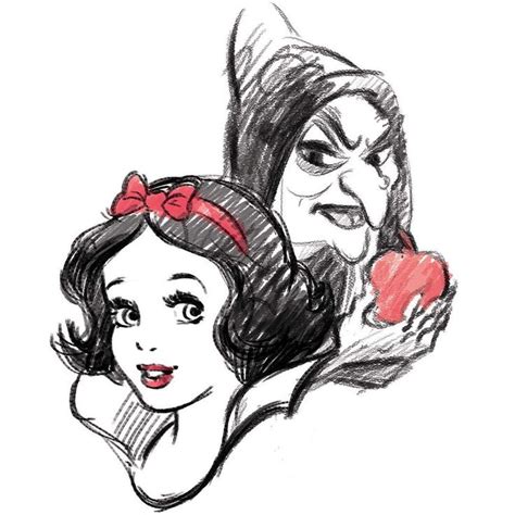 Snow White I did for D23 #snowwhite #illustration #drawing # ...