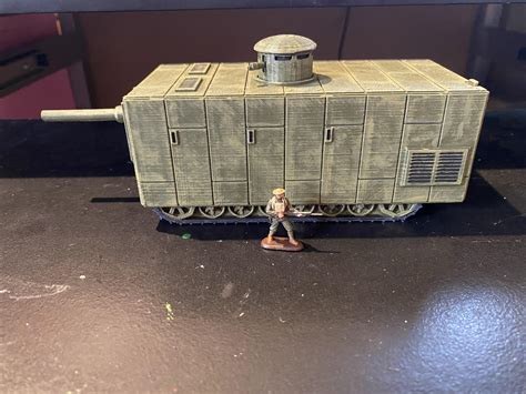 Mendeleev tank with Marine for scale. : r/tanks