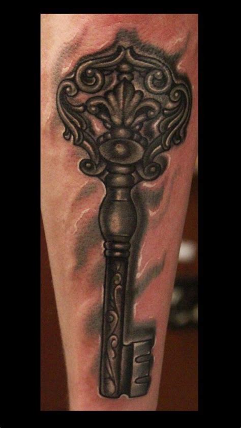 Antique key tattoo | Tatts for Gary | Pinterest